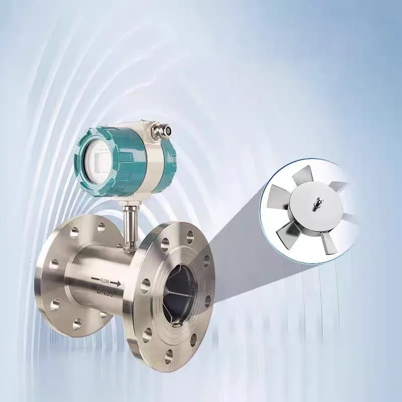 【New】User-friendly Gauge Digital Liquid Flowmeter Hydraulic Oil Liquid Nitrogen Turbine Digital Flow Meter