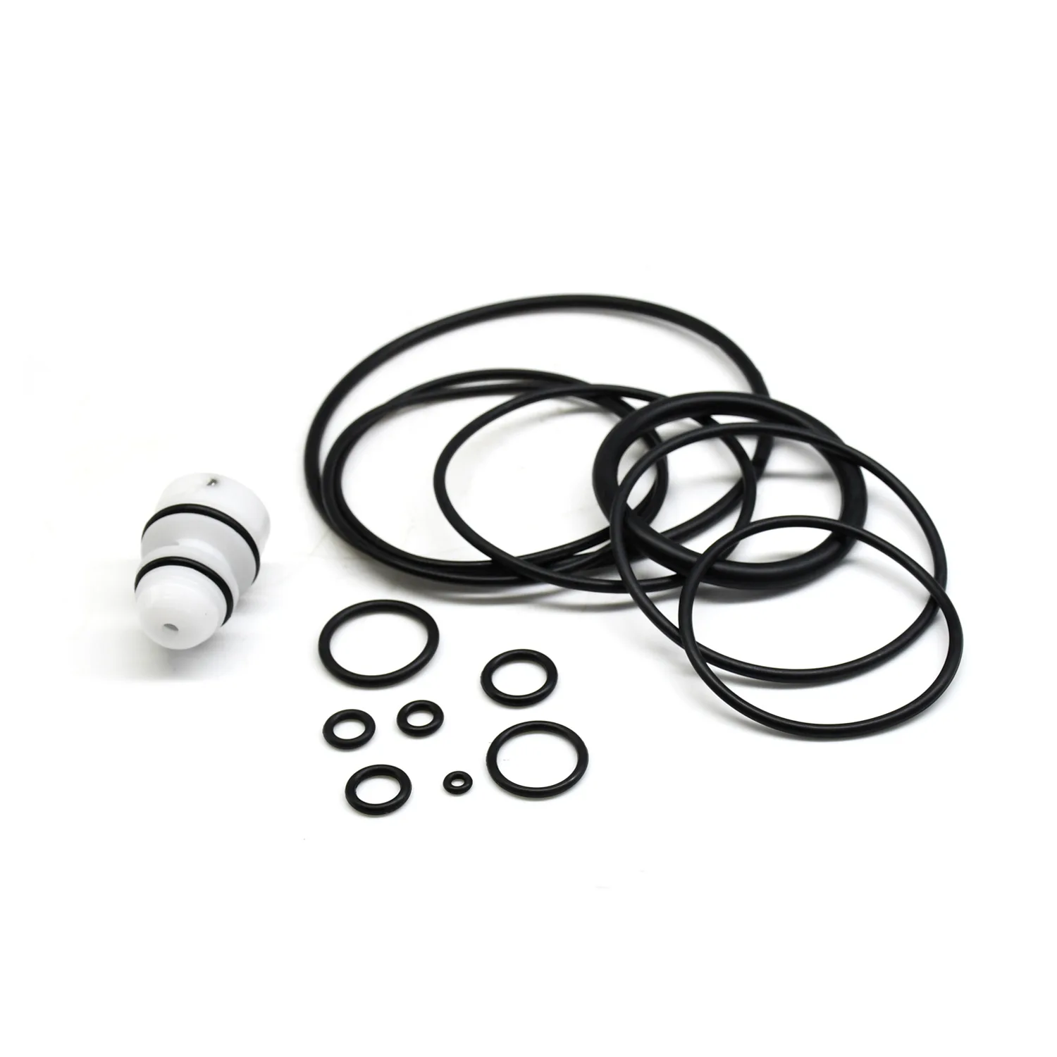 The O-ring rebuild kit and TVA6 trigger valve are suitable for F28WW, F21PL, and F33PT