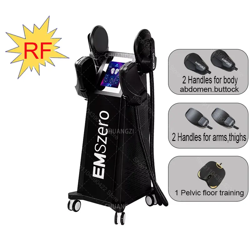 

EMS muscle stimulator slimming machine professional EMSZERO 6500W 15 Tesla RF electromagnetic fat burning shaping machine