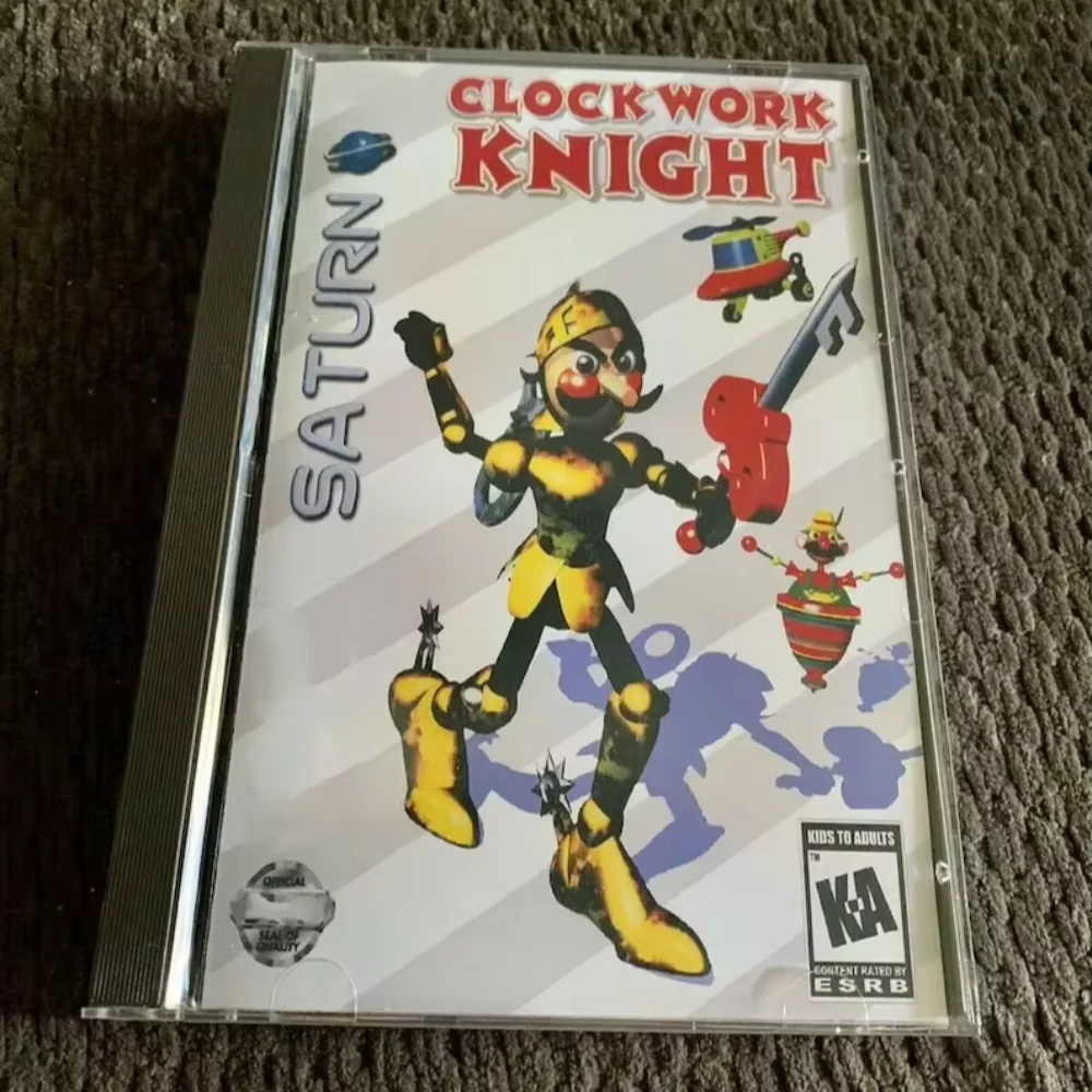 Saturn Copy Disc Game Clockwork Knight With Manual Unlock SS Console Game Optical Drive Retro Video Direct Reading Game