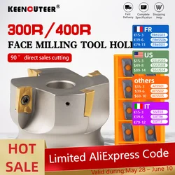 BAP 300R 50-22-5T BAP 400R 40-22-3T BAP 400R 100-32-6T 플루트 페이스 엔드 밀 플랫 커터 + 10pcs APMT1604PDER 카바이드 인서트
