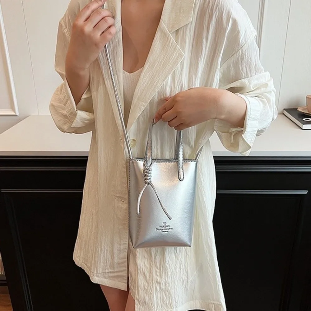 

Casual Mini Crossbody Bag Pu Leather Adjustable Strap Mobile Phone Bag Large Capacity Commuting Square Shoulder Bag Travel