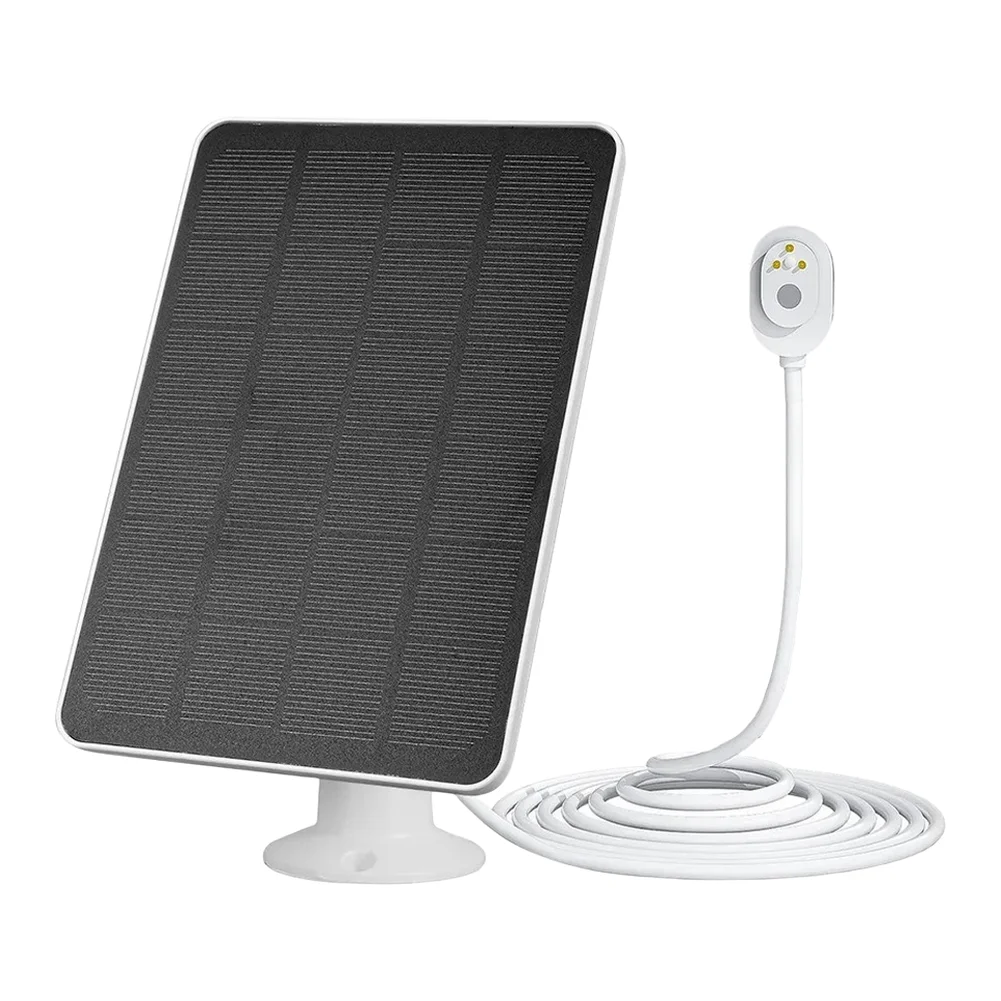 For arlo For pro 4 For pro 3 Ultra For pro 5S 4W Solar Charger Monocrystalline Silicon Cells 3 Meter Cable IP65 Rated 5V Output