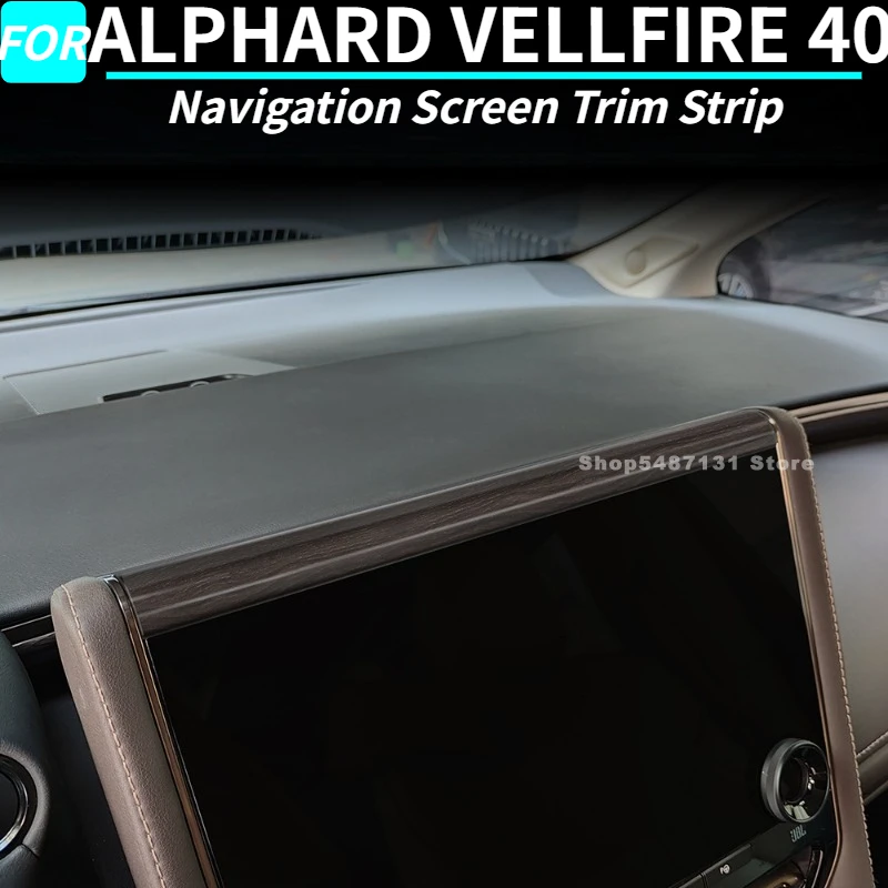 

Накладка навигационного экрана для ALPHARD VELLFIRE 40, аксессуары для интерьера 2023 2024 2025