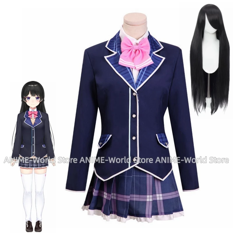 YouTuber Mito Tsukino Cosplay Costume Halloween Carnaval Christmas Costume