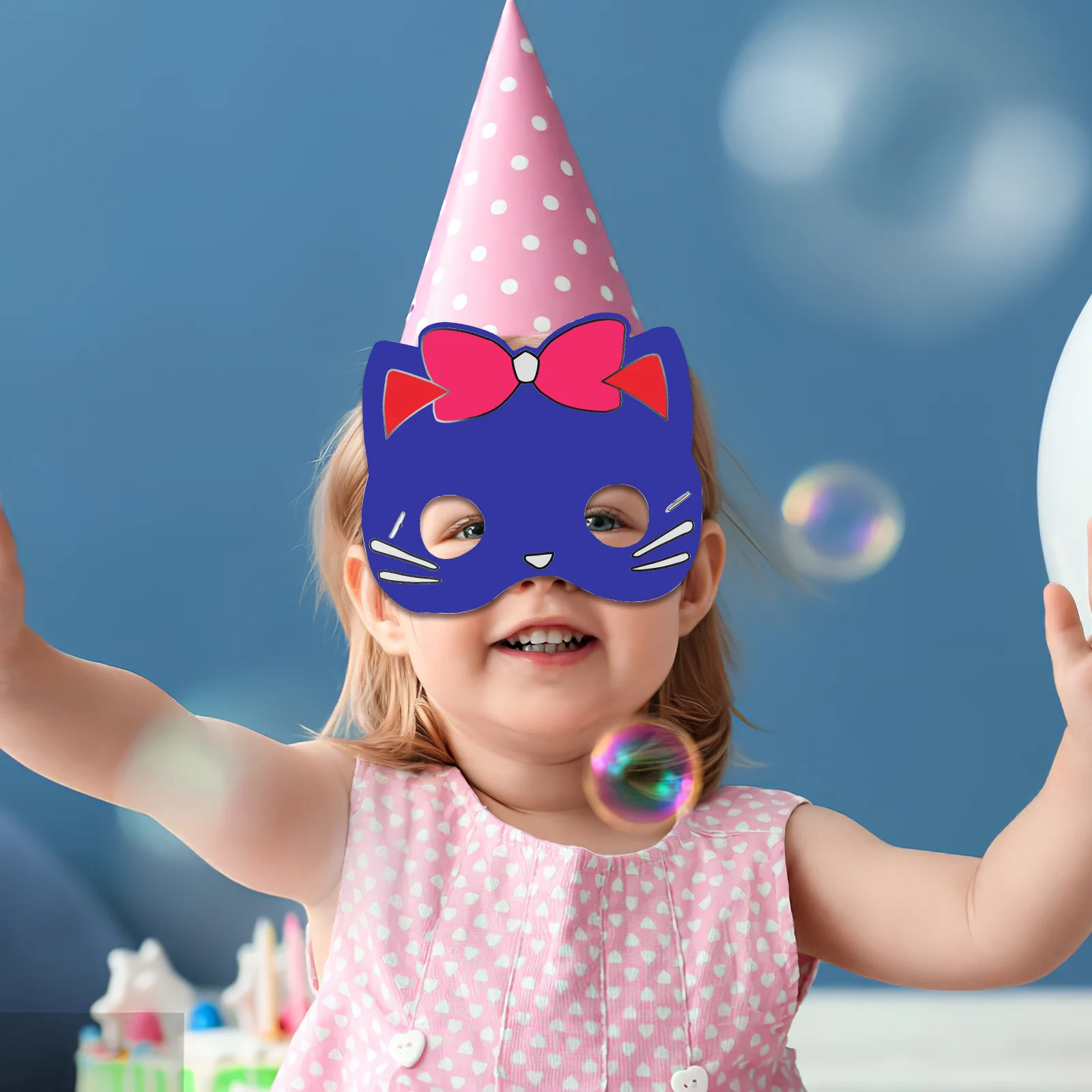 1 Satz leere Diy-Masken-Set, unbemalte Tiermaske, Requisiten zum Malen, Maskerade, Karneval, Cosplay, Party, Festival, dekorativ