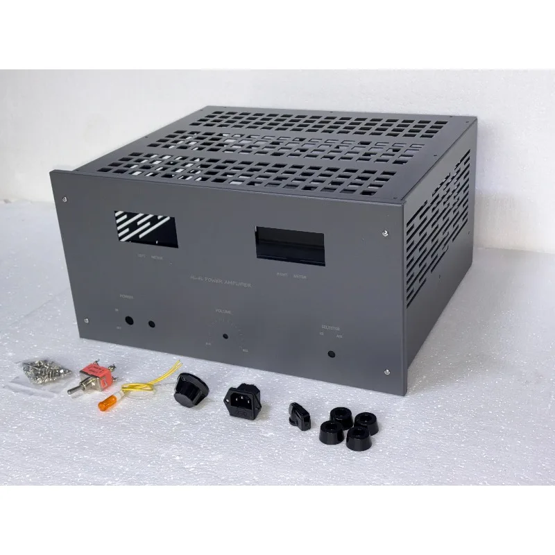 Power amplifier shell, bile chassis, electronic tube, power amplifier chassis, chassis 300B2A3KT88EL34 front and rear pole
