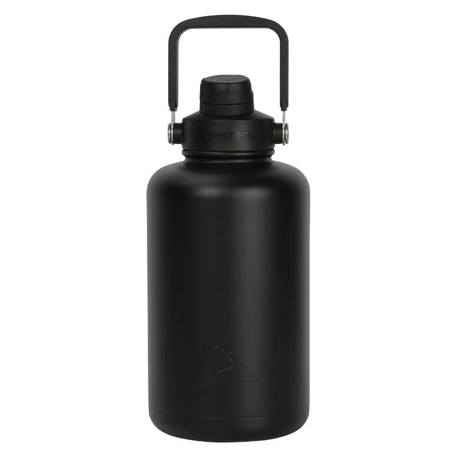 

Термос из нержавеющей стали на 64 унции с ручкой, черный