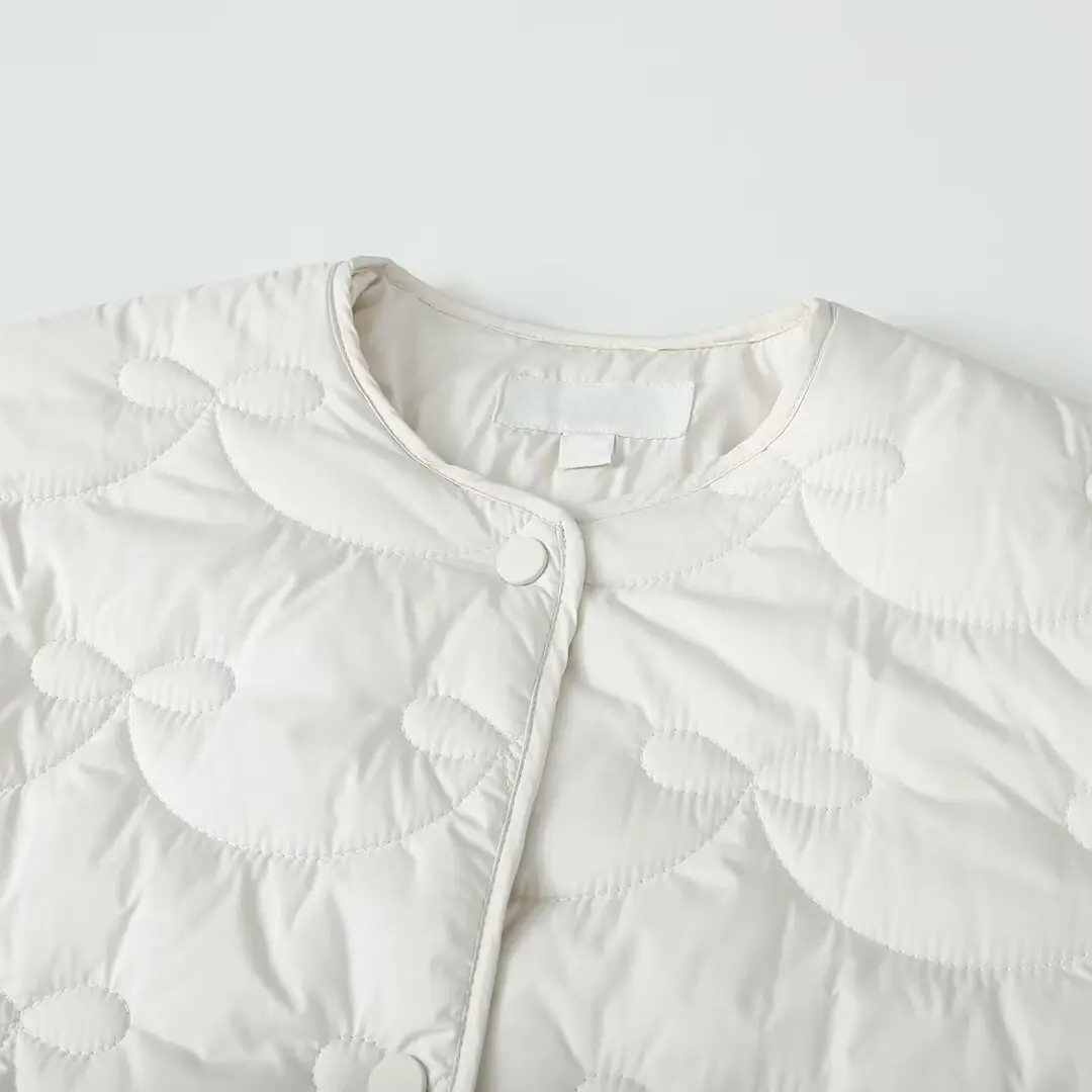 

Faionable Cotton Jaet Outerwear for Women Street Sle Straight Cut Long Sve Zipper Closure Color Design Autumn ...