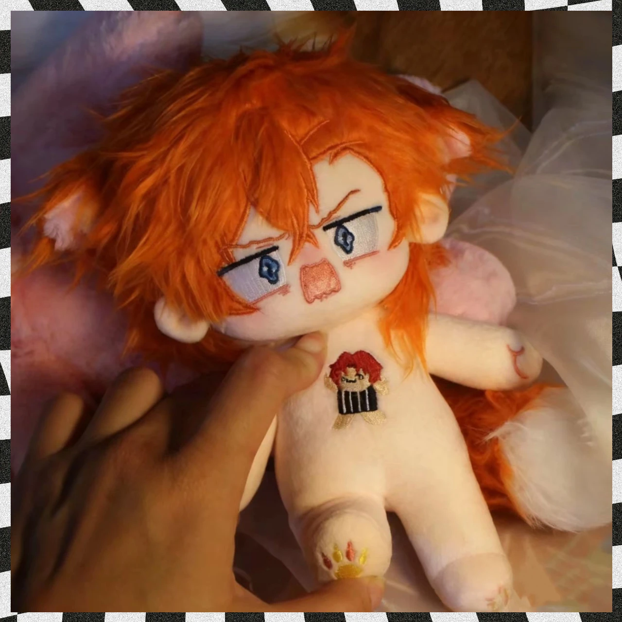 

20 см кукла аниме Bungo Stray Dogs Nakahara Chuuya изысканная игрушка для косплея мягкая подушка мягкая фигурка коллекция игрушек подарок для детей