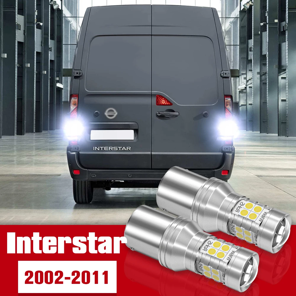 

2pcs LED Accessories Reverse Light Bulb Lamp For Nissan Interstar 2002-2011 2003 2004 2005 2006 2007 2008 2009 2010