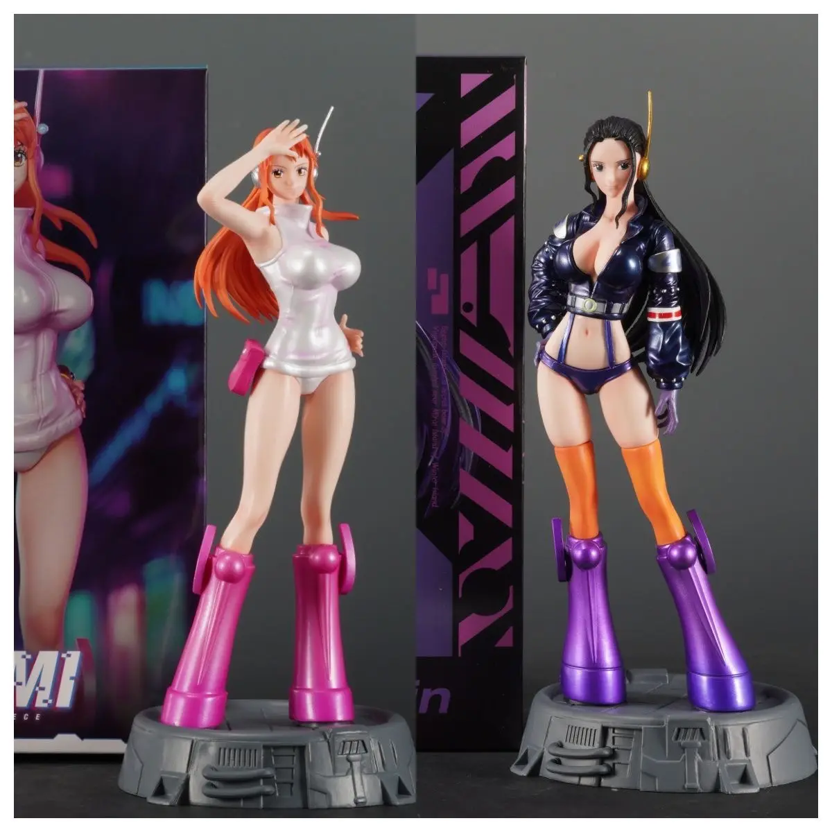 One Piece Nami Robin Luffy Home decor Vrijheid trendy branditems Egghead Island Dance houding Mooi meisje PVC-modus Speelgoed Geschenken