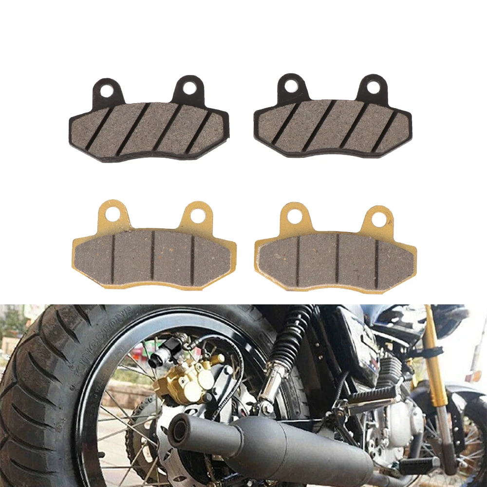 

1 Pair Motorcycle Rear Brake Pads For Gy6 49cc-140cc 150cc 200cc 250cc Scooter Moped Pit Dirt Bike ATV Go Kart Disc Brakes Parts