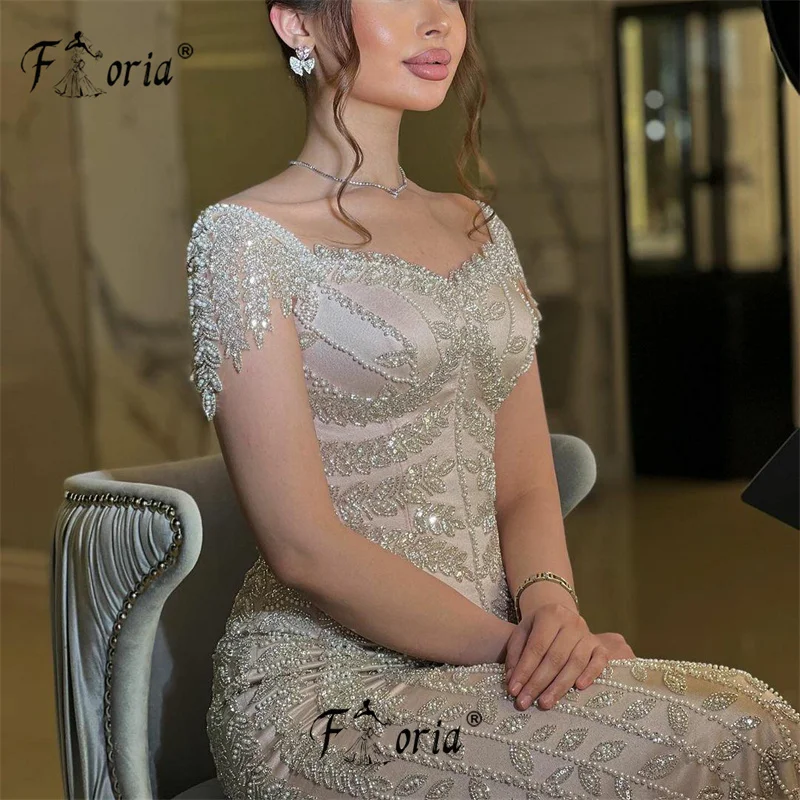 Elegant Pink Fully Beads Lace 3D Wedding Party Dress with Cap Sleeve Floor Length robe de soirée luxe élégante 2024 Prom Dresses