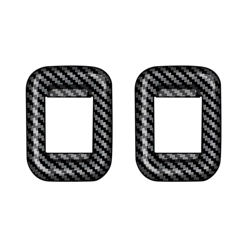 Car Middle Door Window Lift Switch Trim Sticker Window Control Button Frame For Toyota ROOMY 2022 Carbon Fiber-A61E