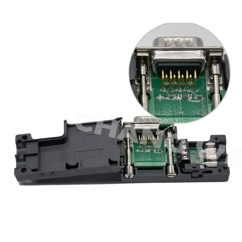 New Industrial Dp Bus Connector Compatible With Siemens Profibus Dp Connector 485 Plug 6es7972-0ba12