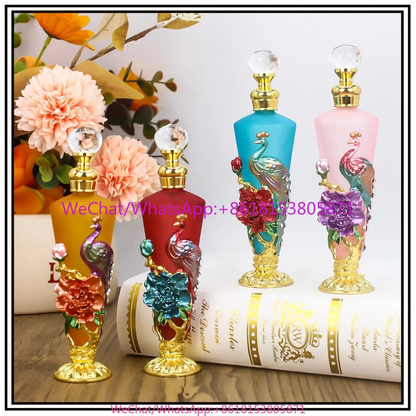 High-end essential oil bottle empty bottle smear essential oil bottle exquisite luxury