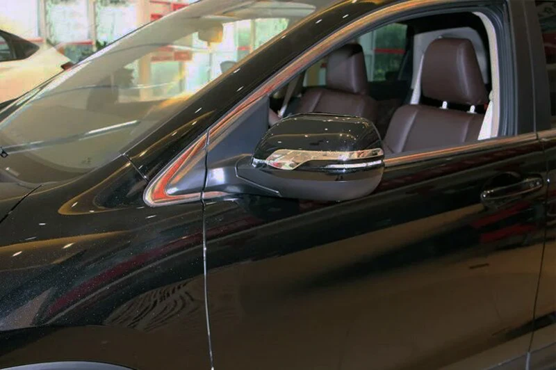 2pcs ABS Chrome Rearview Side Mirror Cover Trim For Honda CRV CR-V 2013 2014 2015 2016 2017 sticker modeling