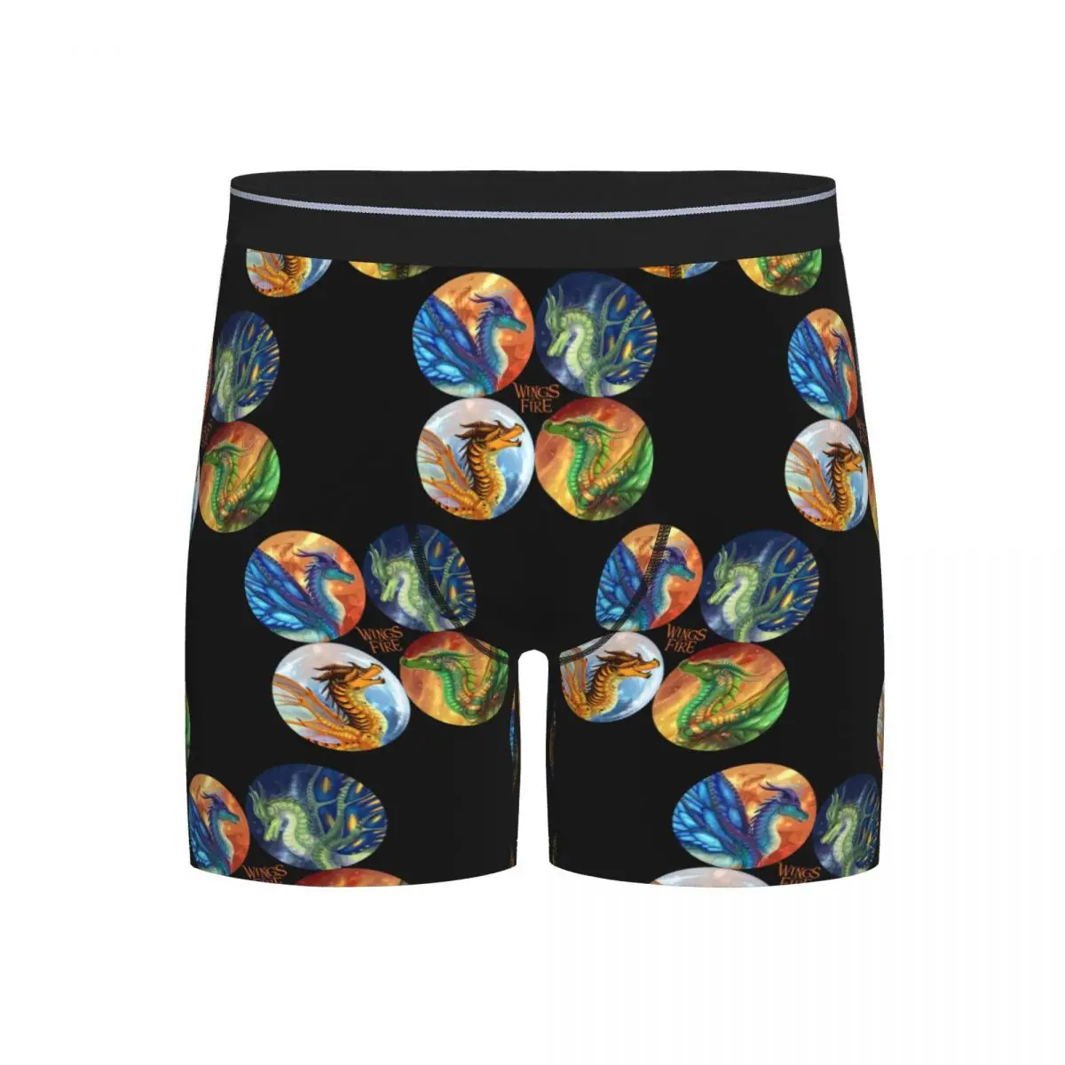 

Long Boxer Underpants Shorts Wings Of Fire Panties Men's Breathable Underwear for Homme Man Boyfriend Gift