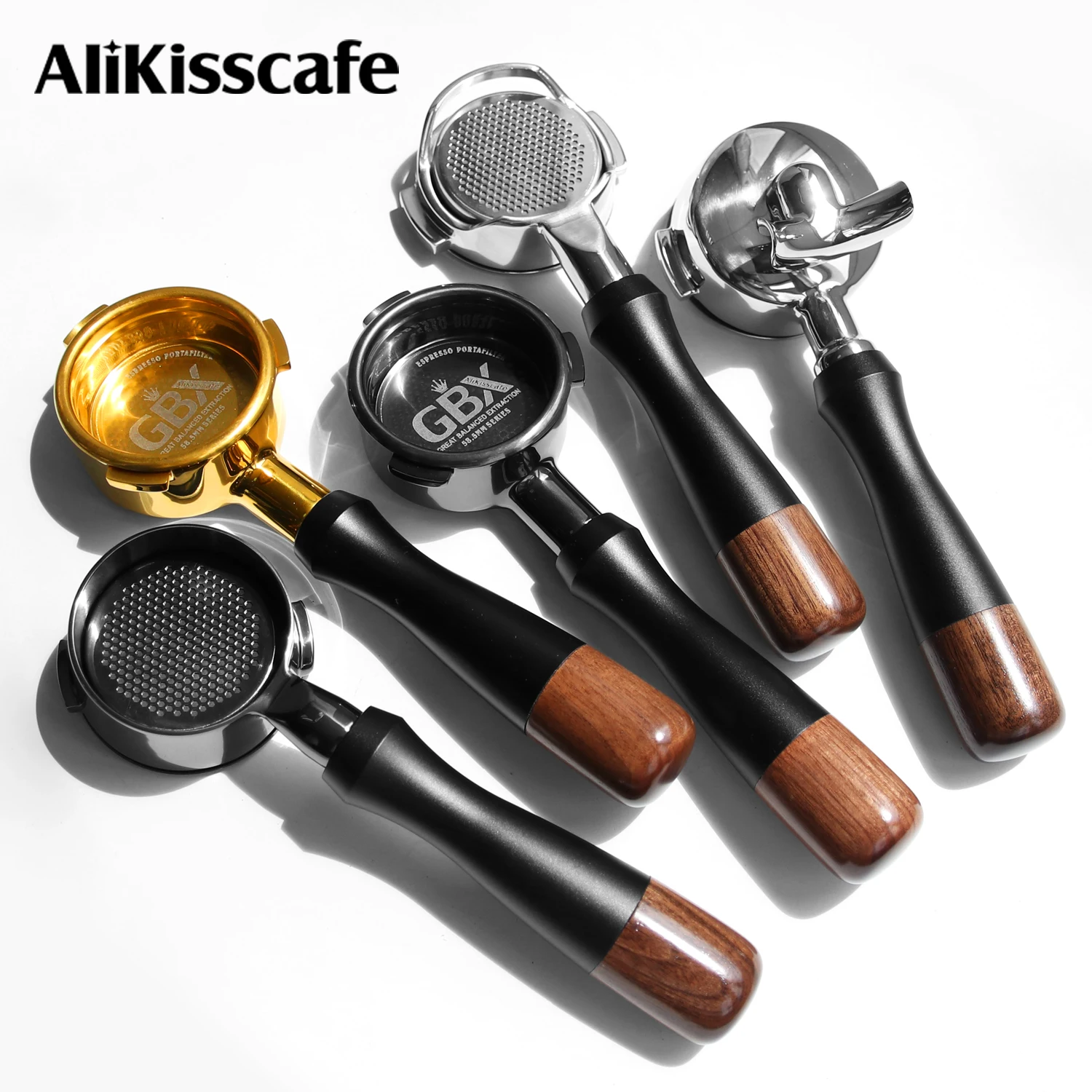 Naked Portafilter Bottomless - AliKisscafe 58mm Coffee Bottomless Portafilter Naked