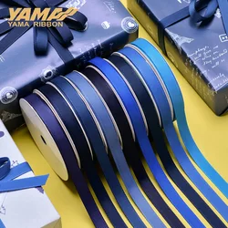 YAMA Grosgrain Ribbon 100 yards/lot 6 9 mm Dark Blue 1/4 3/8  inch  for Party Wedding Decoration Handmade Rose  Christmas Gifts