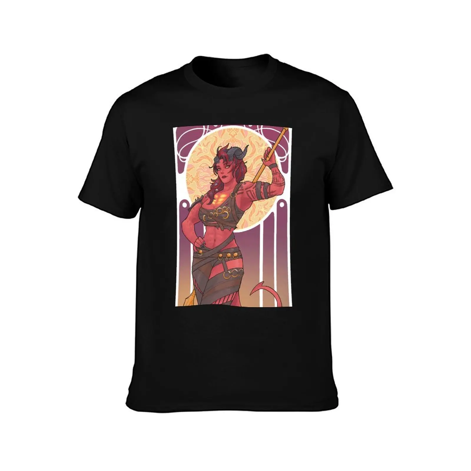 Karlach Best companion in BaldurGate3 T-Shirt Soft Lightweight Cotton T-Shirt