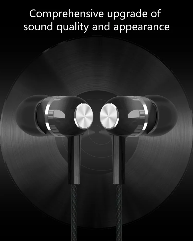 1-8 stücke 3,5mm Verdrahtete Kopfhörer In Ohr Verdrahtete Kopfhörer mit Mikrofon Bass HiFi Stereo Ohrhörer Sport In-line Steuerung Für Telefone – Detail 1