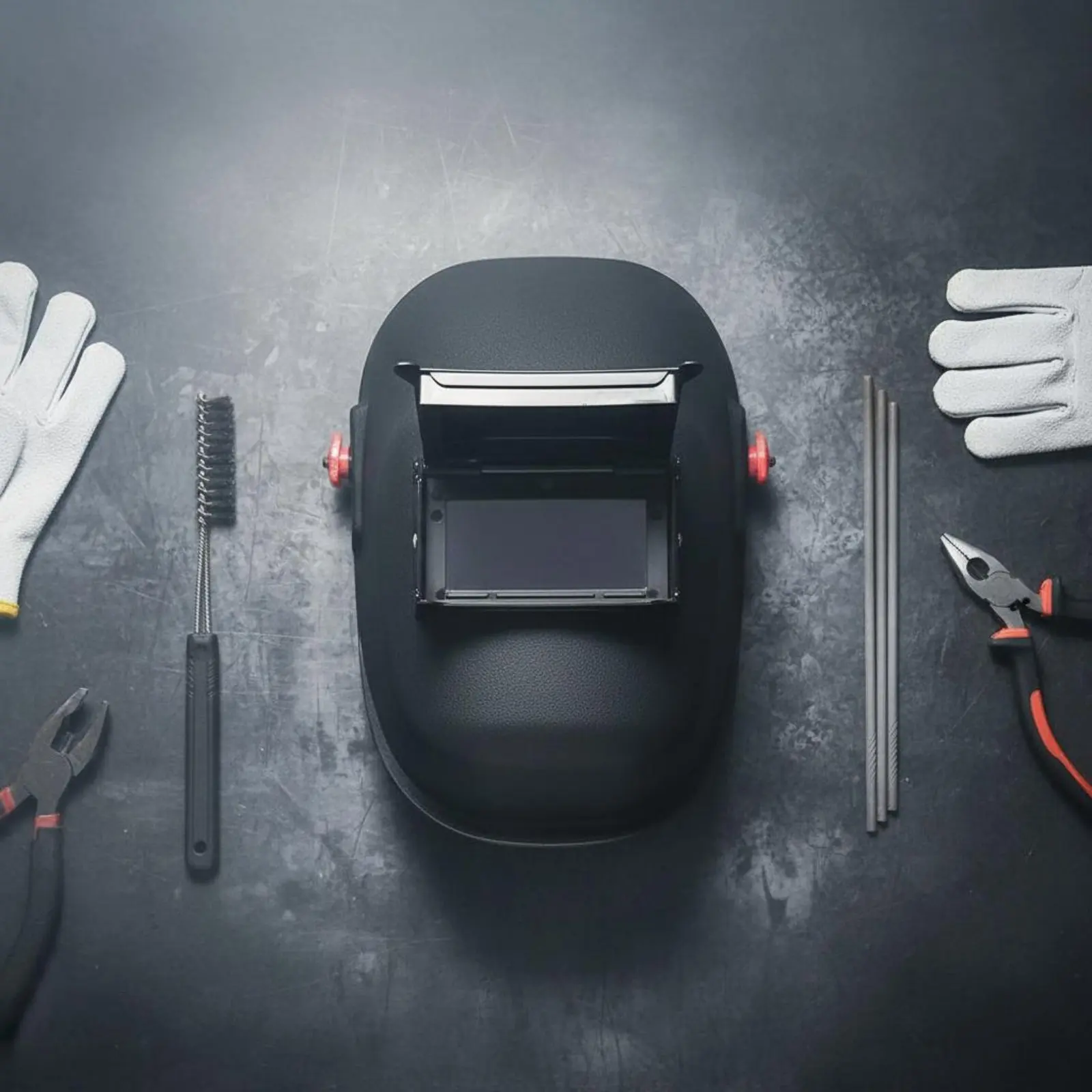 Head-Mounted Joining Helmet Protection Welder's Safety Hood Electrical Joining Face Cover High-Temperature Resistant