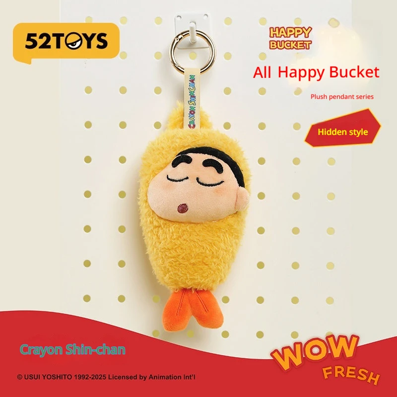 

52TOYS Crayon Shin-chan Happy Bucket Series Blind Box Pendant Doll Trendy Collectible Figure Anime Toy Decoration Gift