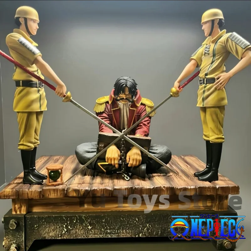 

New One Piece Gol D Roger Anime Figure Gk Statue Action Figurine Model Doll Ornament Collection Statue Xmas Desk Decoration Gift