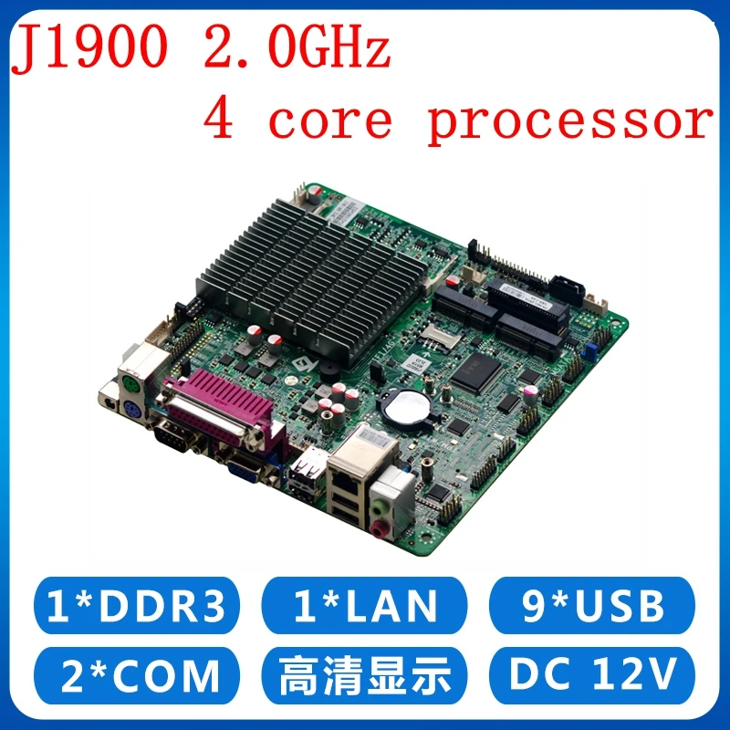 

Based on Bay trail SOC platform motherboard with onboard cpu mini itx mainboard with J1900 CPU Fanless designed LPT COM