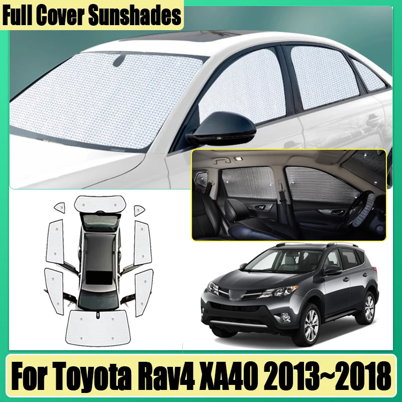 

Anti-UV For Toyota Rav4 XA40 Accessories 2013 2014 2015 2016~2018 Cars Full Coverage Sunshades Auto Privacy Blocks Accessories