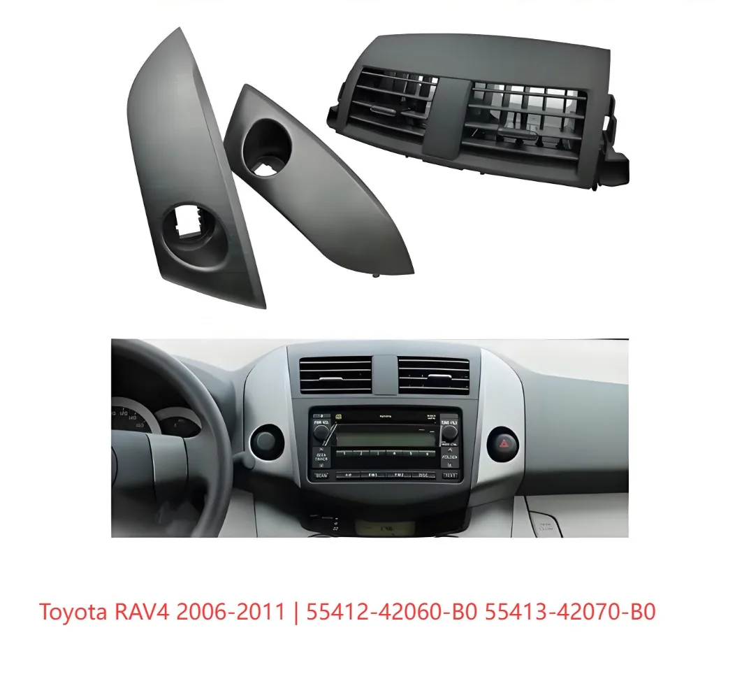 

Вентиляционная панель переменного тока liuquan в сборе для Toyota RAV4 2006-2011 гг. | Центральная розетка приборной панели 55412-42060-B0 55413-42070-B0