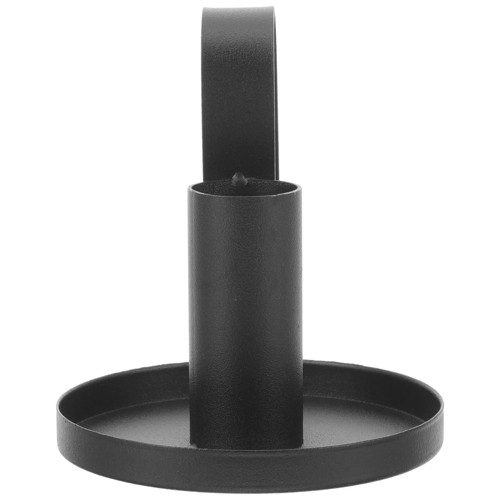 

1Pcs Holder Iron Candlestick Creative Geometric Shape Retro Art Decor for Home Office Reusable Chic Candlestick