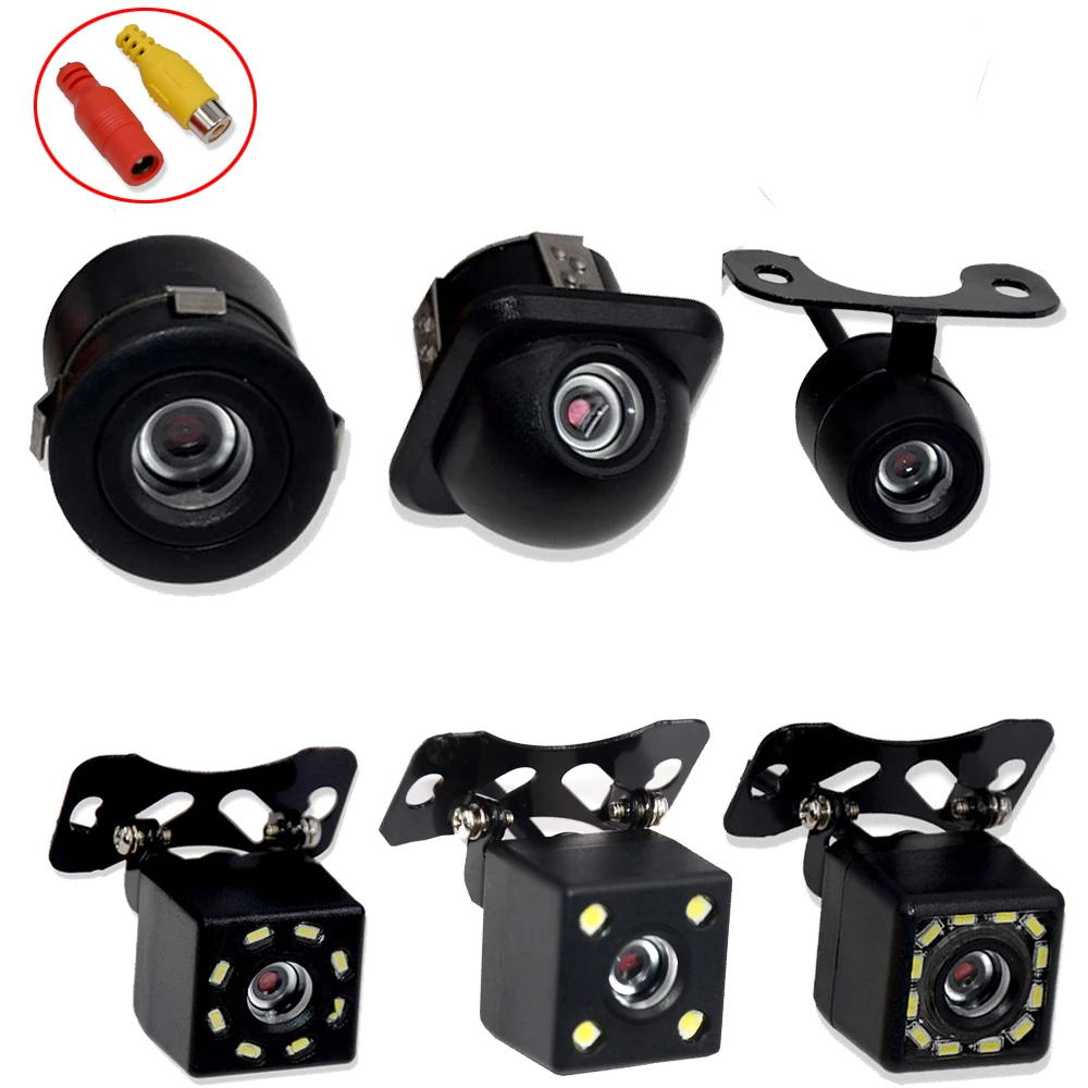 Car Rear View Camera Night Vision Reversing Auto Parking Camera IP68 Waterproof CCD LED Auto Backup Monitor Wide Degree HD Image