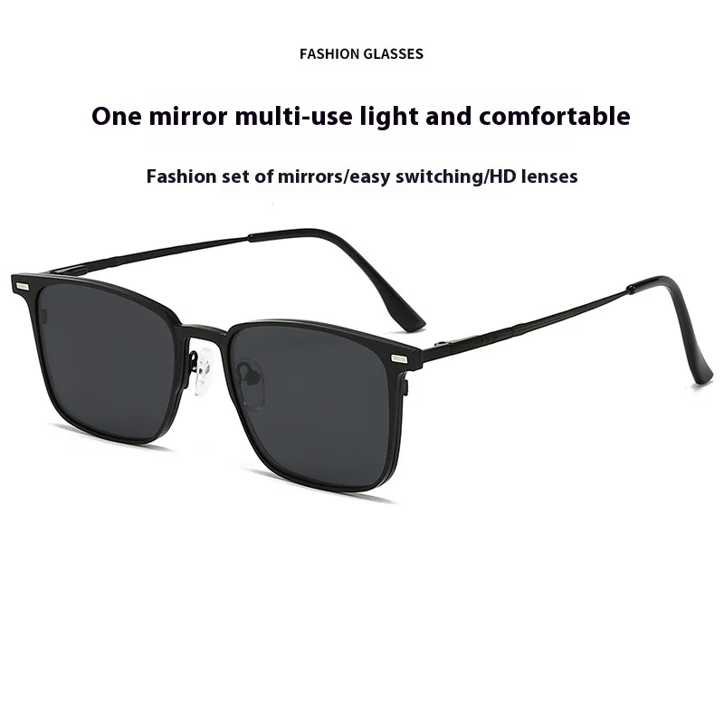 Myopia Reading Polaroid Clip on Sunglasses Prescription Progressive Multifocal Glasses Men's Outdoor Fishing Optical Glasses