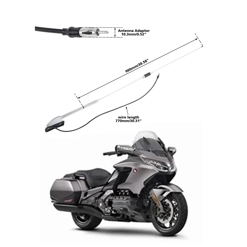 

Для Honda Glod Wing GL1800 GL1500 2001-2017 аксессуары для мотоциклов, антенна, аудиокомфорт Navi