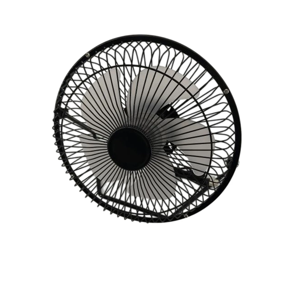 Portable 10W Solar Panel Fan with USB Input Dual Use Table Floor Fan for Outdoor Activities and Indoor Ventilation