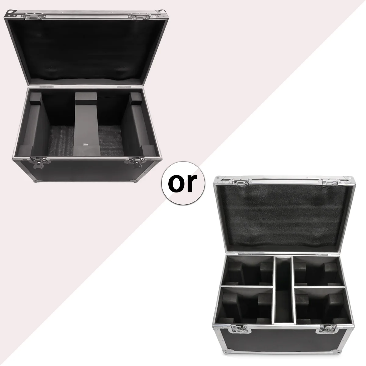 Professional Air Aluminum Eva Material Flight Case Shockproof Use For Moving Head Light 2in1 Or 4 In1Stage Light Equipment