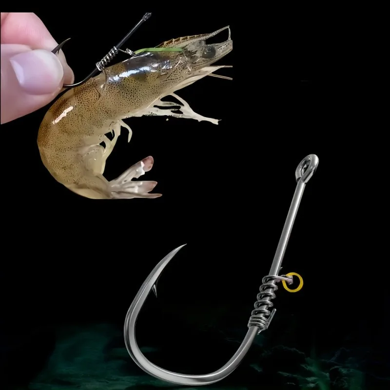

Spring hanging live shrimp hook floating shrimp fishing group road Ya rock fishing sea fishing bass live shrimp hook