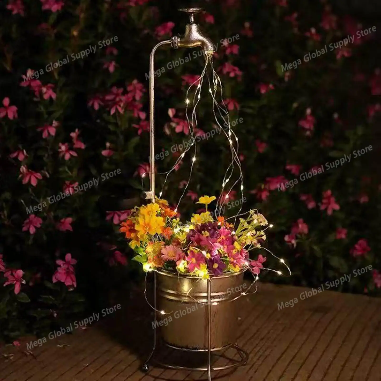 

Watering Can Lights Solar Powered Waterproof Flexible Retro LED Landscape Lights Garden Decor for Garden Yard Farm Pathway Patio