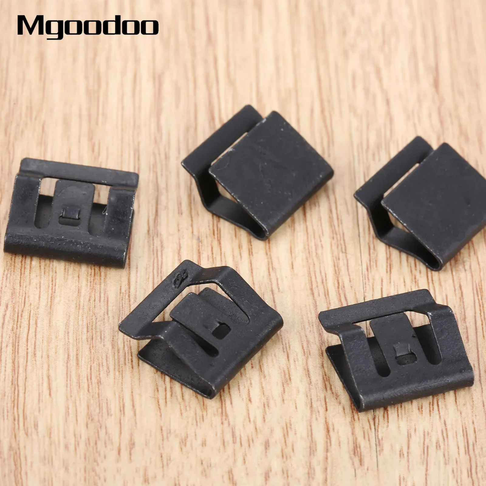 10Pcs Auto Fastener Clip Black Rivets Clips Car Console Navigation CD DVD Sound Panel Metal Iron Retainer For Honda Civic Accord
