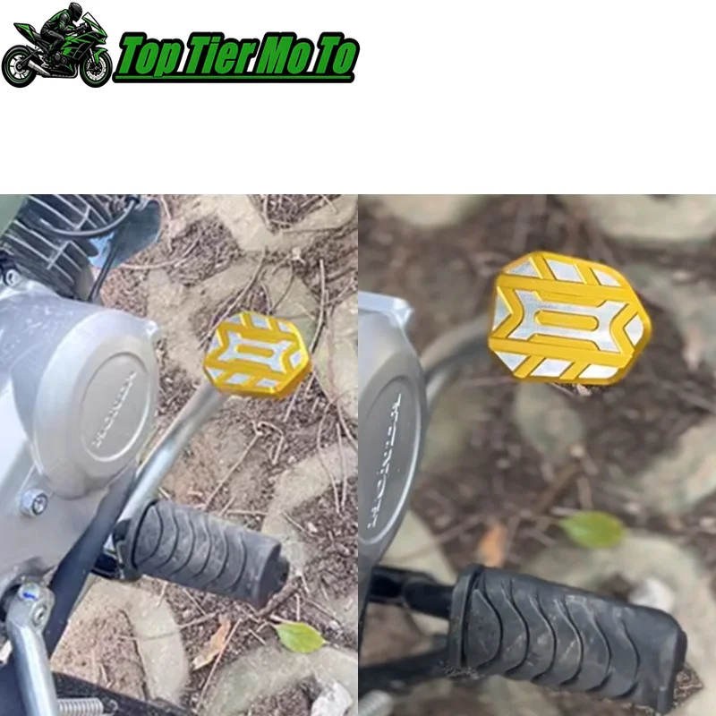 Motorcycle modification widened and anti-slip foot brake pedal enlarged gear shift pad For Honda  Cross Cub 110 CC110