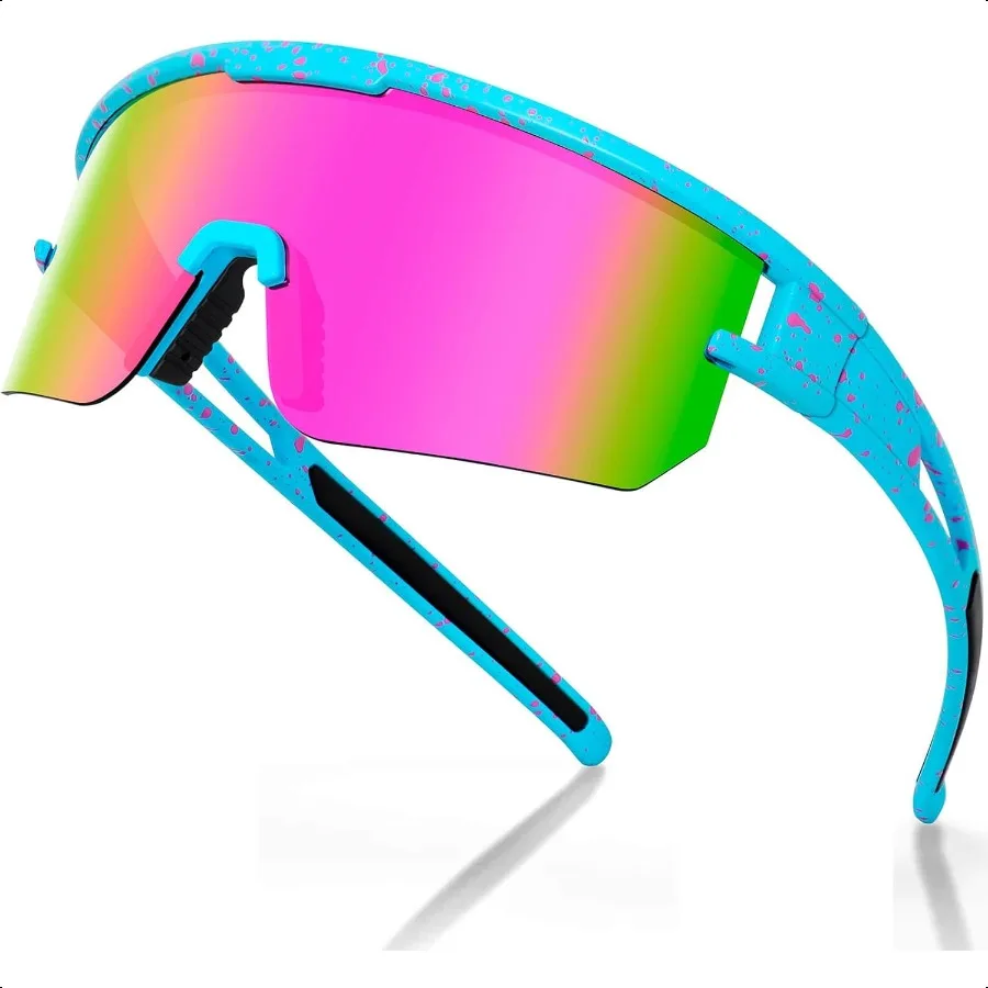 

AVV Baseball Sunglasses Polarized UV400 Cycling Glasses Men Women Youth Running Sunglasses for Sports Fishing Bike