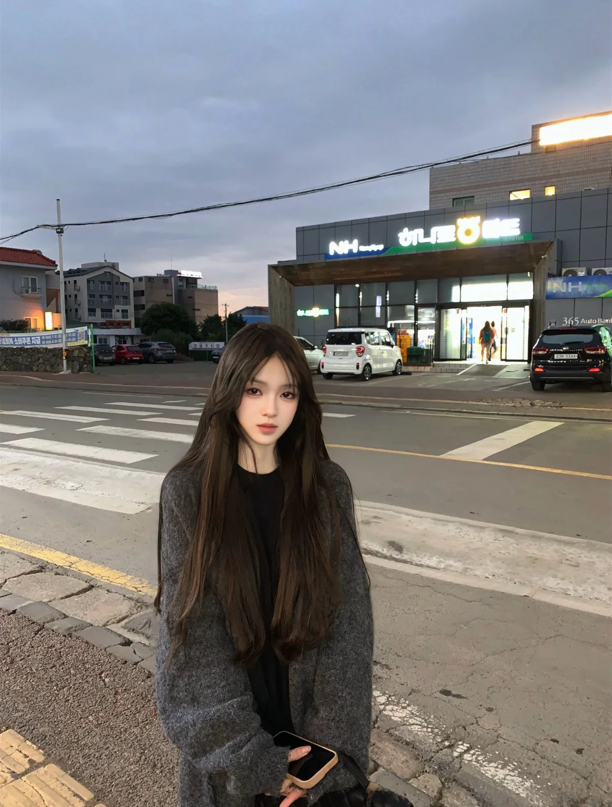 

Mengling ey Berlin повседневный ленивый свободный шарф пальто свитер верхняя одежда корейский Sle Thiened зимний длинный све средней длины