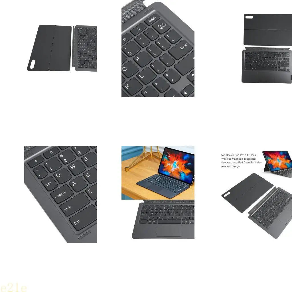 

E21E Keyboard Case for Tab P11 Pad Plus 11.5'' Pad Pro 2020/2021 Folio Cover w/ Magnetic Detachable Wireless Keyboard