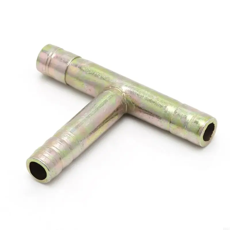 

B0KC 8mm 5/16" 3 Way Hose Barbed Connector Air Water Pipe Gas Tubing