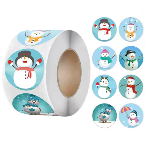 Children's Christmas gift label stickers School teachers commended students reward Self-adhesive Decorative gifts series - Image 16