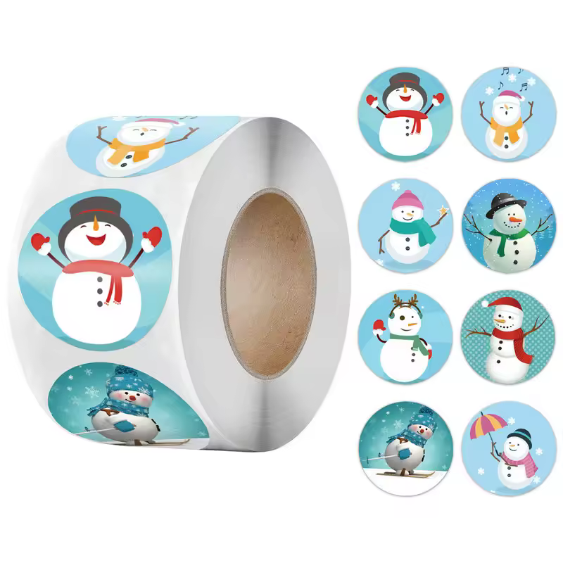 Children's Christmas gift label stickers School teachers commended students reward Self-adhesive Decorative gifts series - Image 16
