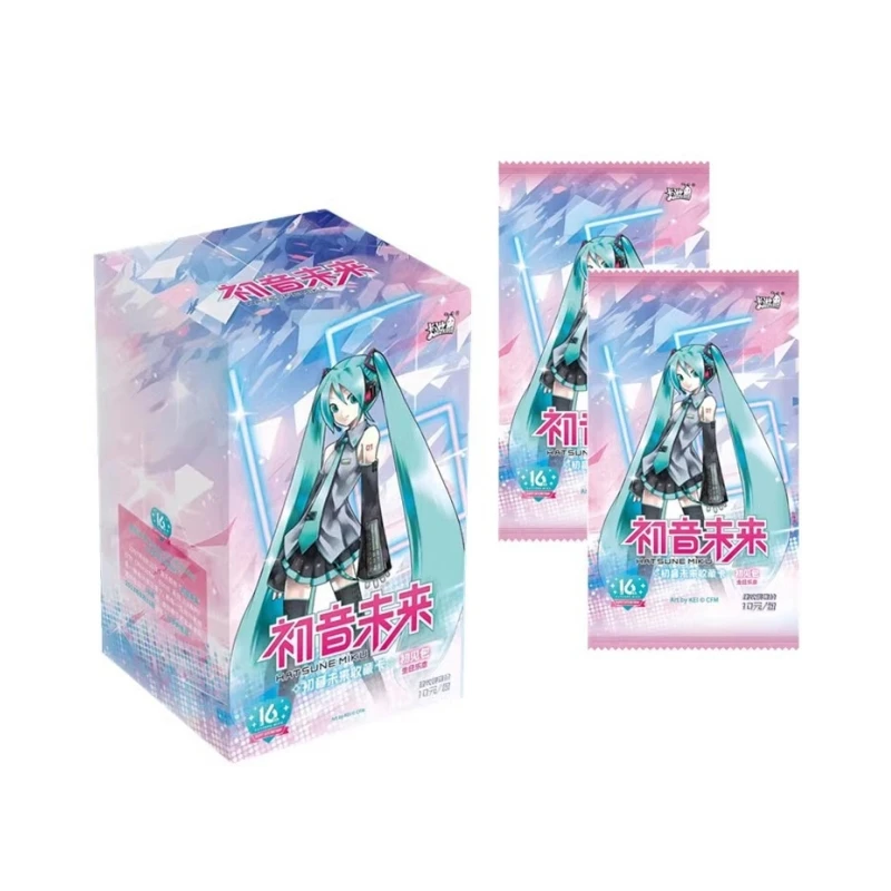 New Original Box KAYOU Card 16Th Birthday Virtual Idol Hatsune Miku Commemoration Genuine Collection Decoration Children Gift